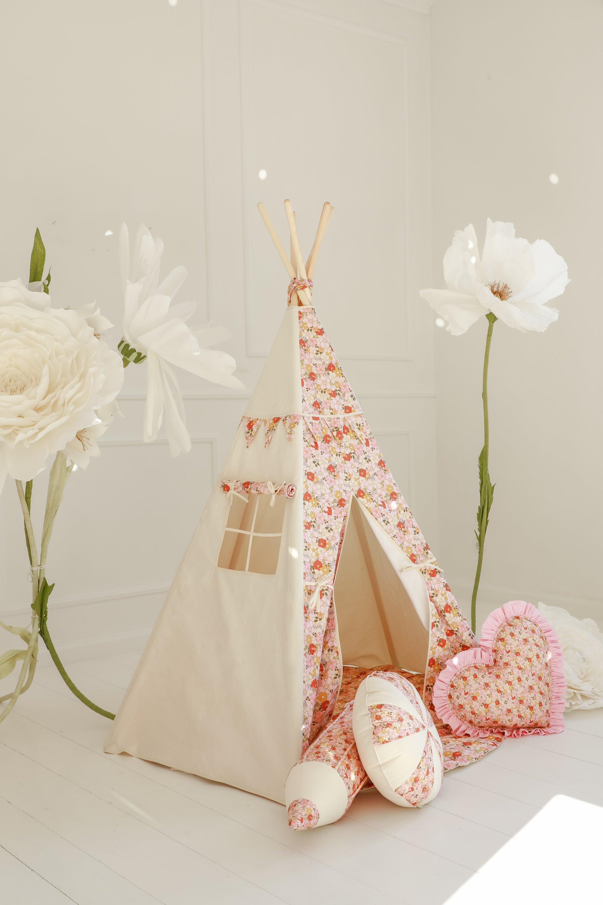 Boho Teepee Teepee Centerpieces Baby Shower Set Teepee With Print