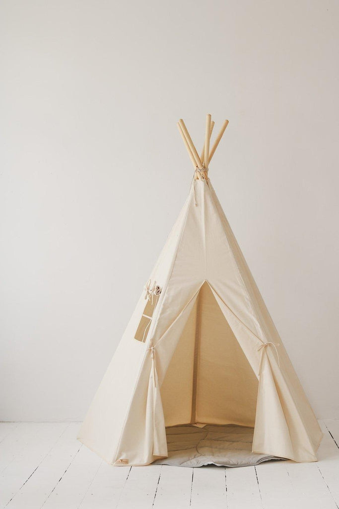 “Beige” Teepee and Mat Set - Moi Mili