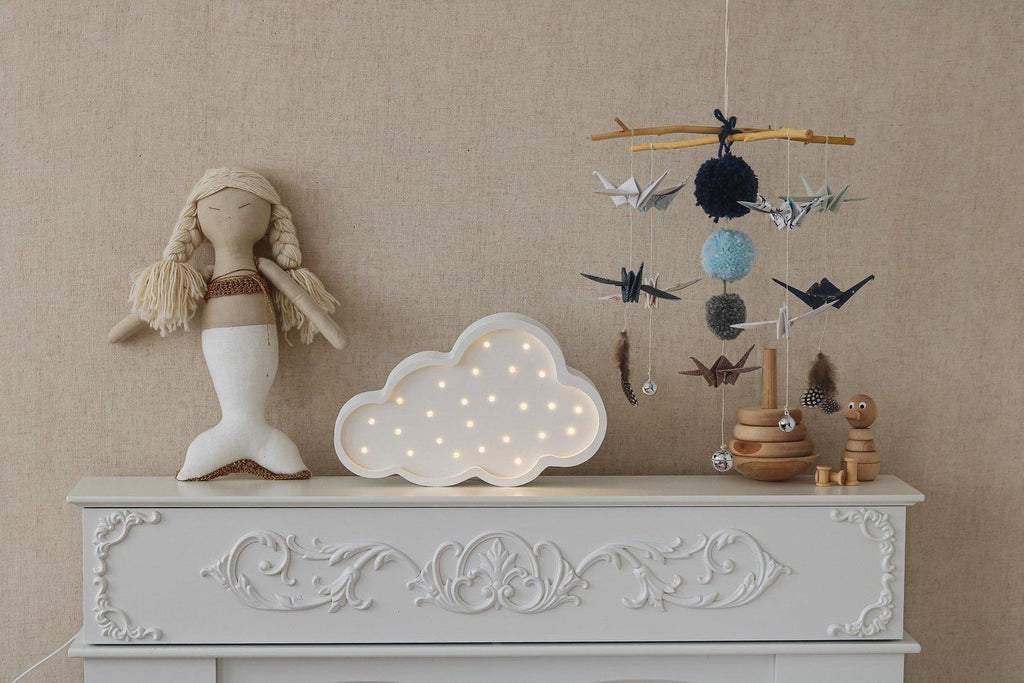 “Blue Sky” Origami Nursery Mobile