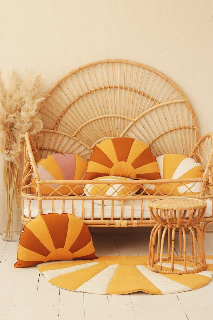 “Caramel by the Sea” Sun Pillow FOLLOW THE SUN