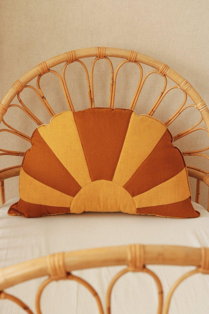 “Caramel by the Sea” Sun Pillow FOLLOW THE SUN