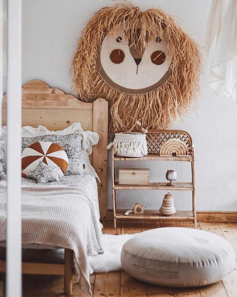 “Caramel Candy” Patchwork Cushion - Moi Mili