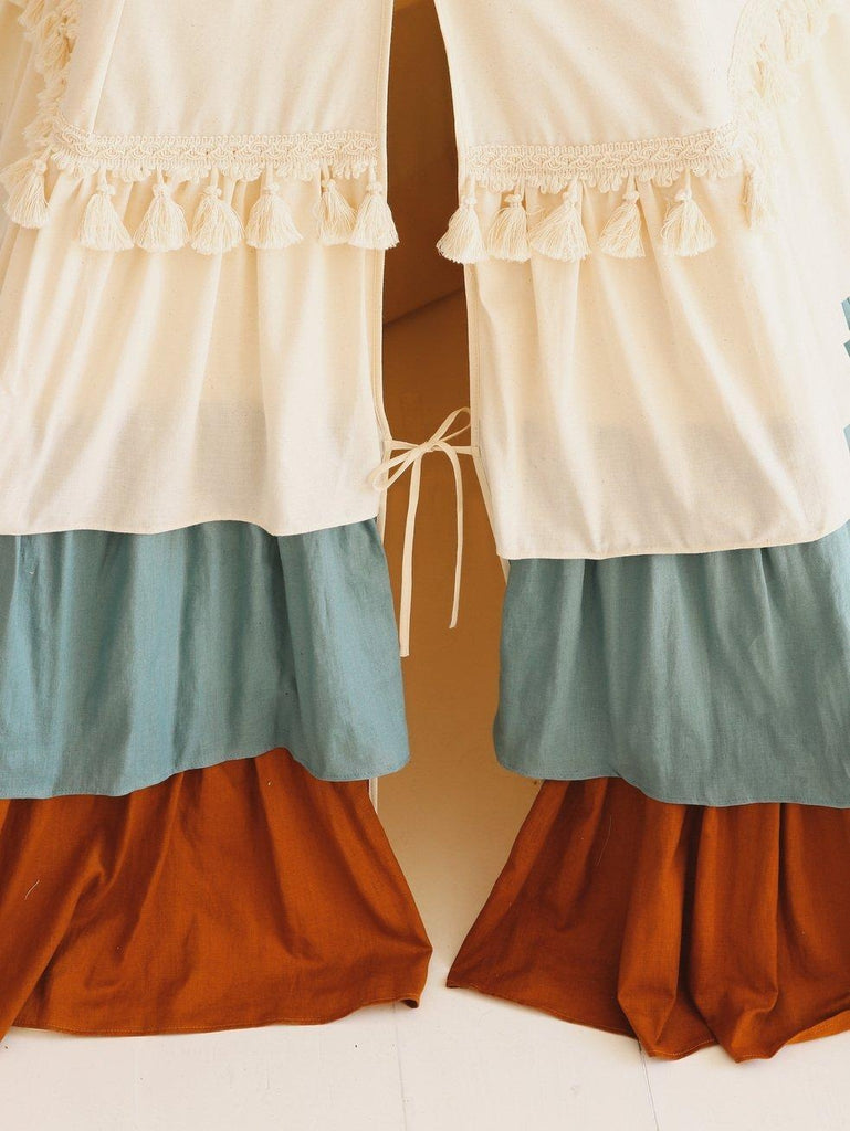 “Circus” Teepee with Frills and mat - Moi Mili