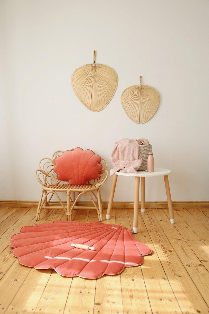 “Coral” Velvet Shell Mat