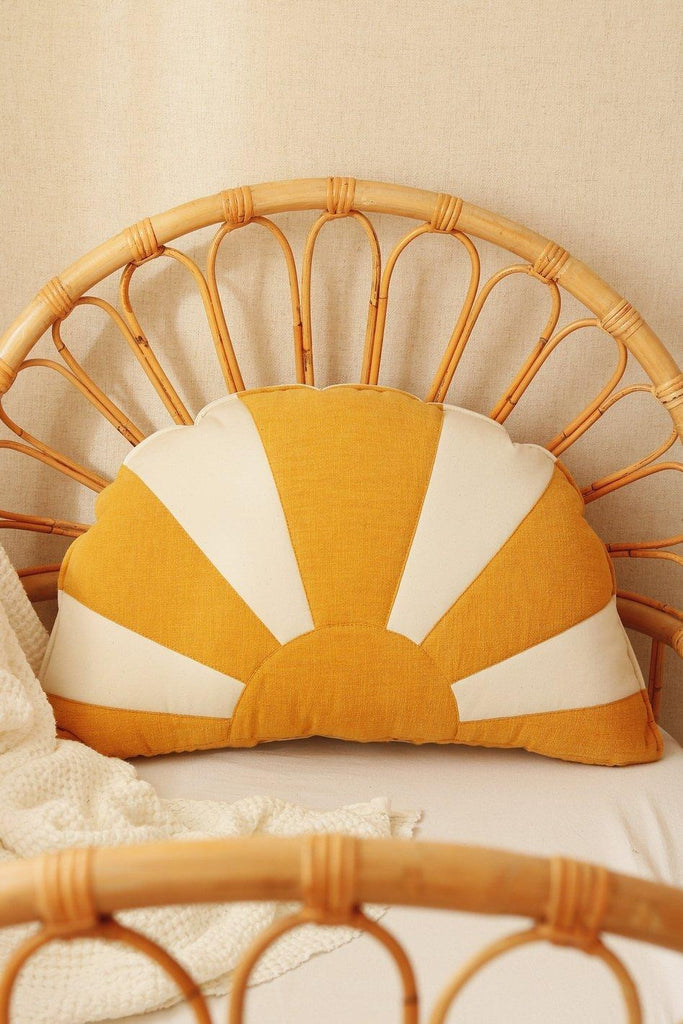 “Dinner in Sausalito” Sun Pillow FOLLOW THE SUN