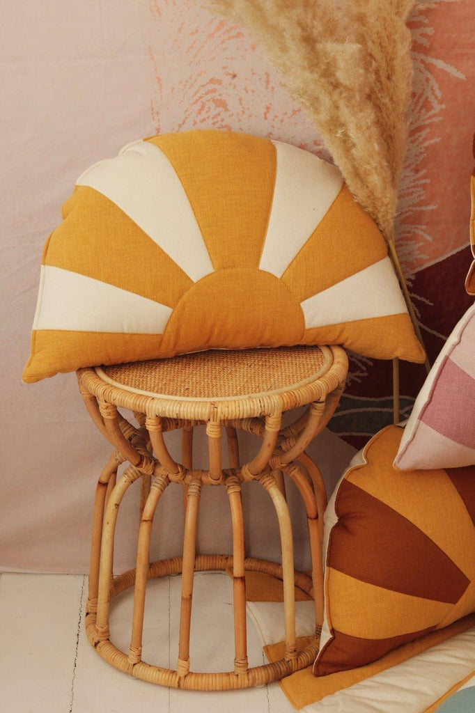 “Dinner in Sausalito” Sun Pillow FOLLOW THE SUN