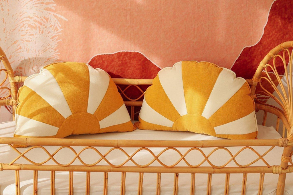 “Dinner in Sausalito” Sun Pillow FOLLOW THE SUN