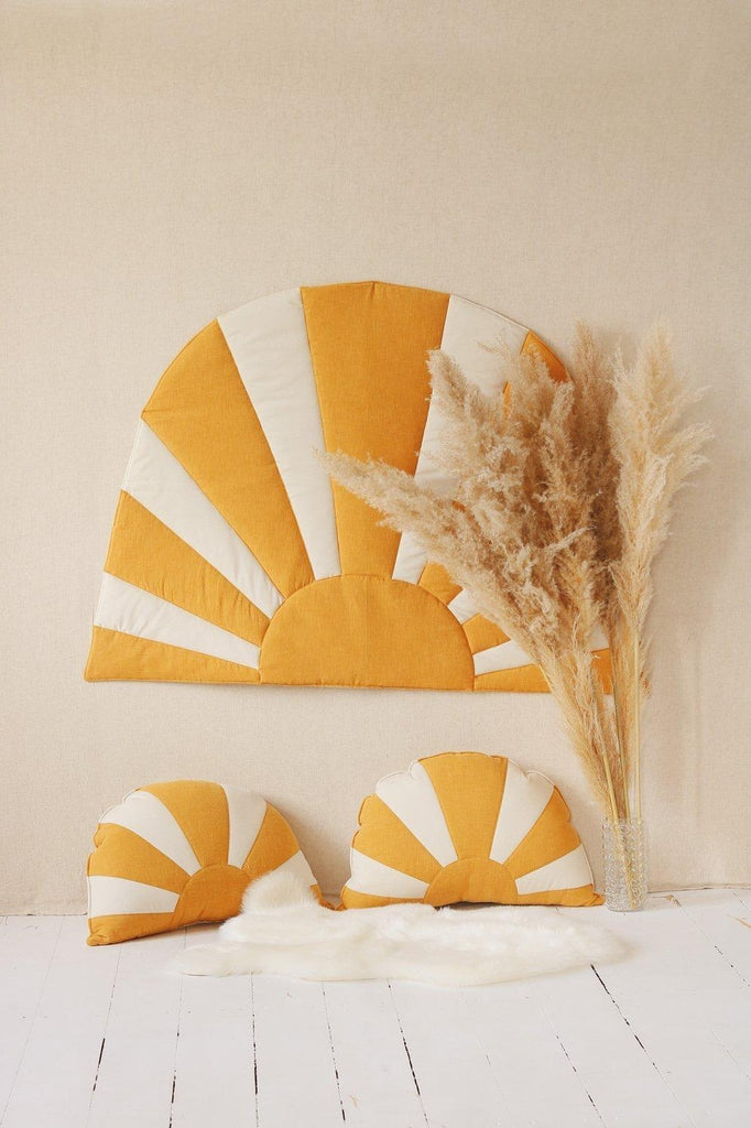 “Dinner in Sausalito” Sun Pillow FOLLOW THE SUN