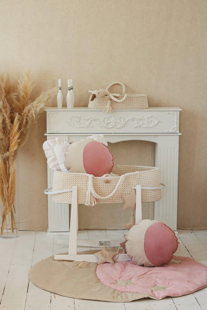 “Dreamy Half Moon Bay” Moon Pillow FOLLOW THE MOON