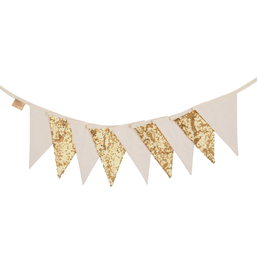 “Gold and Beige” Sequin Garland