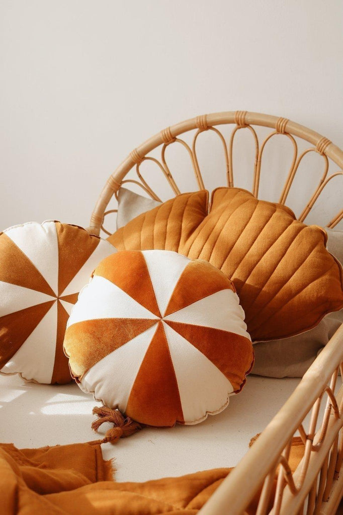 “Gold Candy” Patchwork Pillow