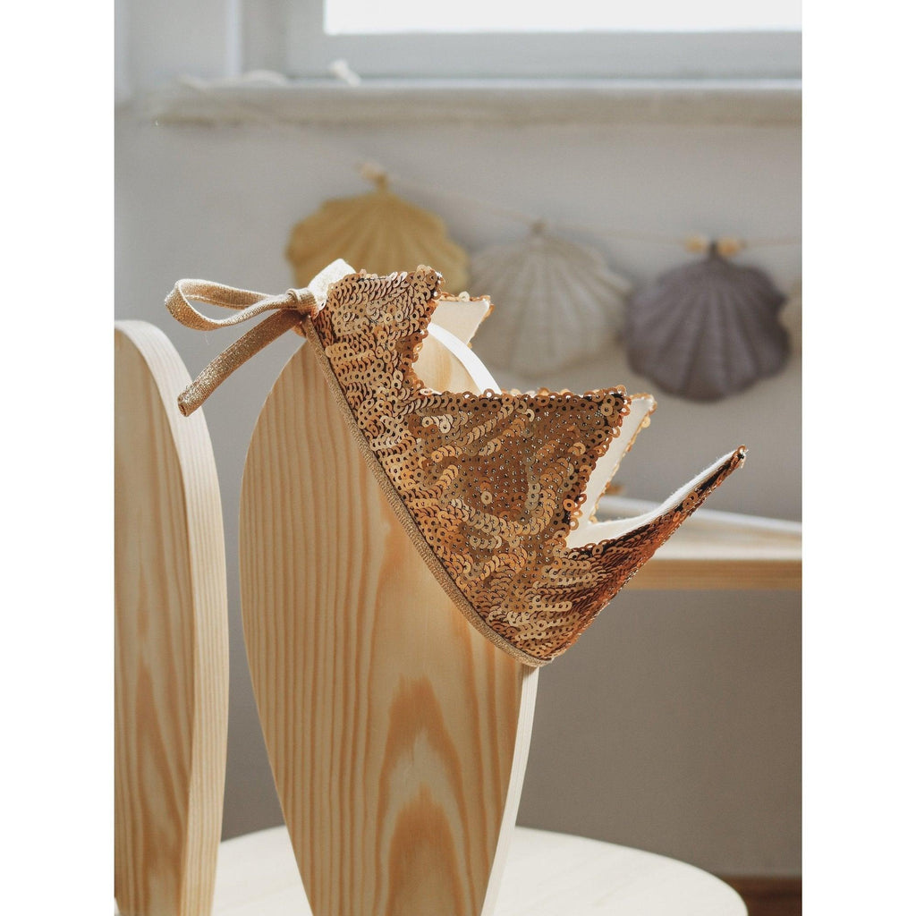 “Gold Sequins” Crown - Moi Mili