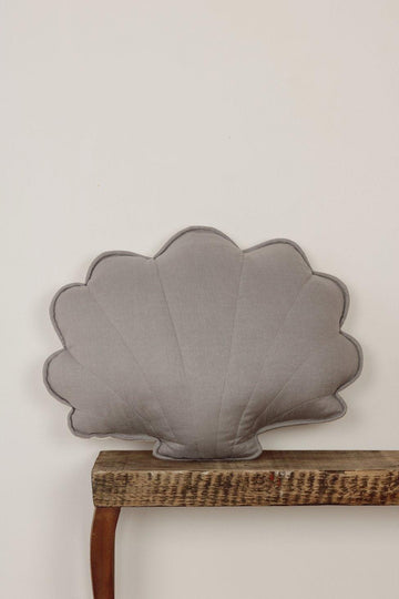 “Grey” Linen Shell Pillow