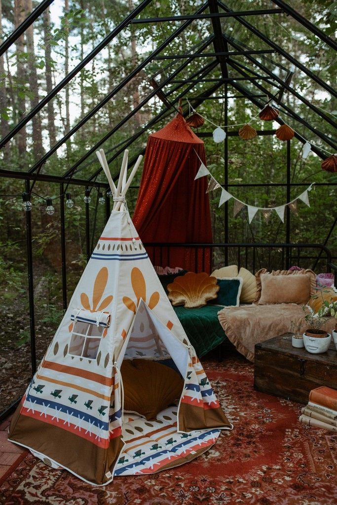 "Indian vibe” Teepee and Mat Set - Moi Mili