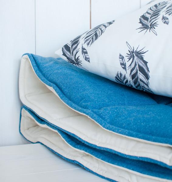 “Jeans” Round Cotton Mat