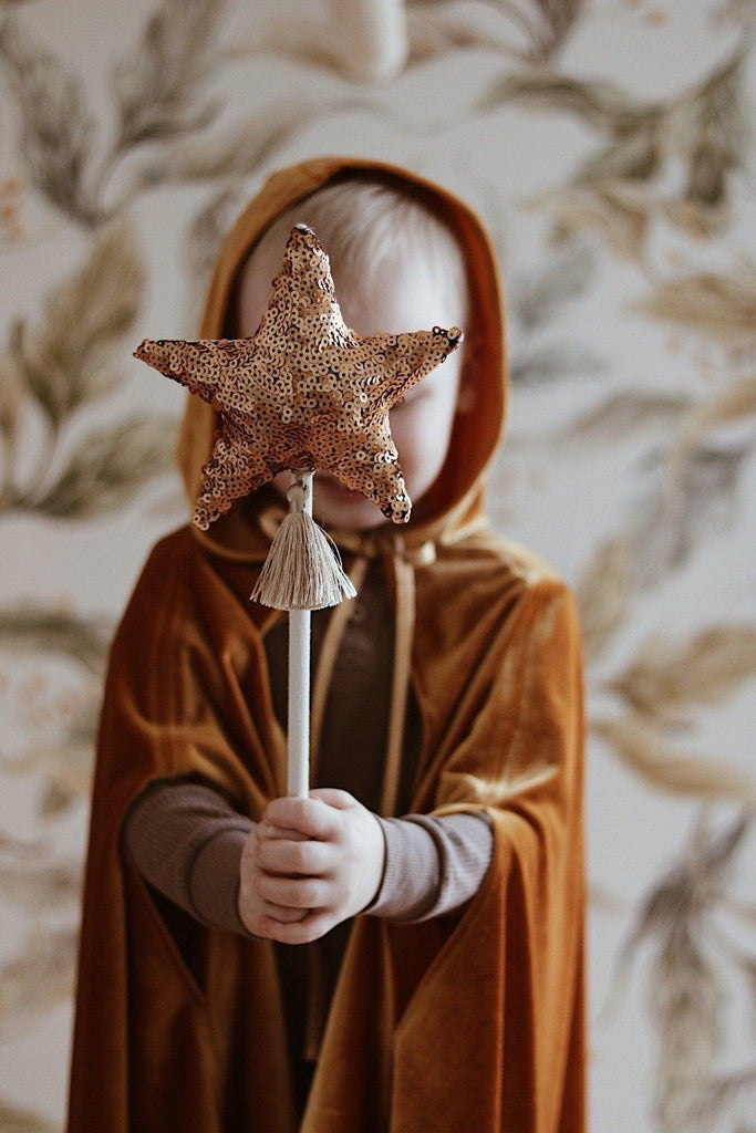 “Little Gold Riding Hood” Magic Cape