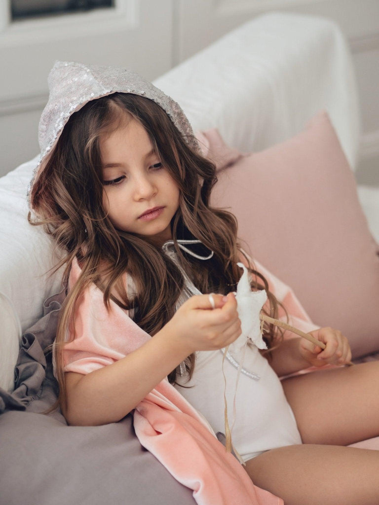 “Little Silver Riding Hood” Magic Cape