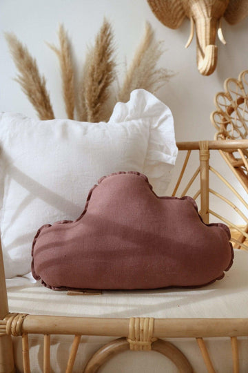 “Marsala” Linen Cloud Pillow
