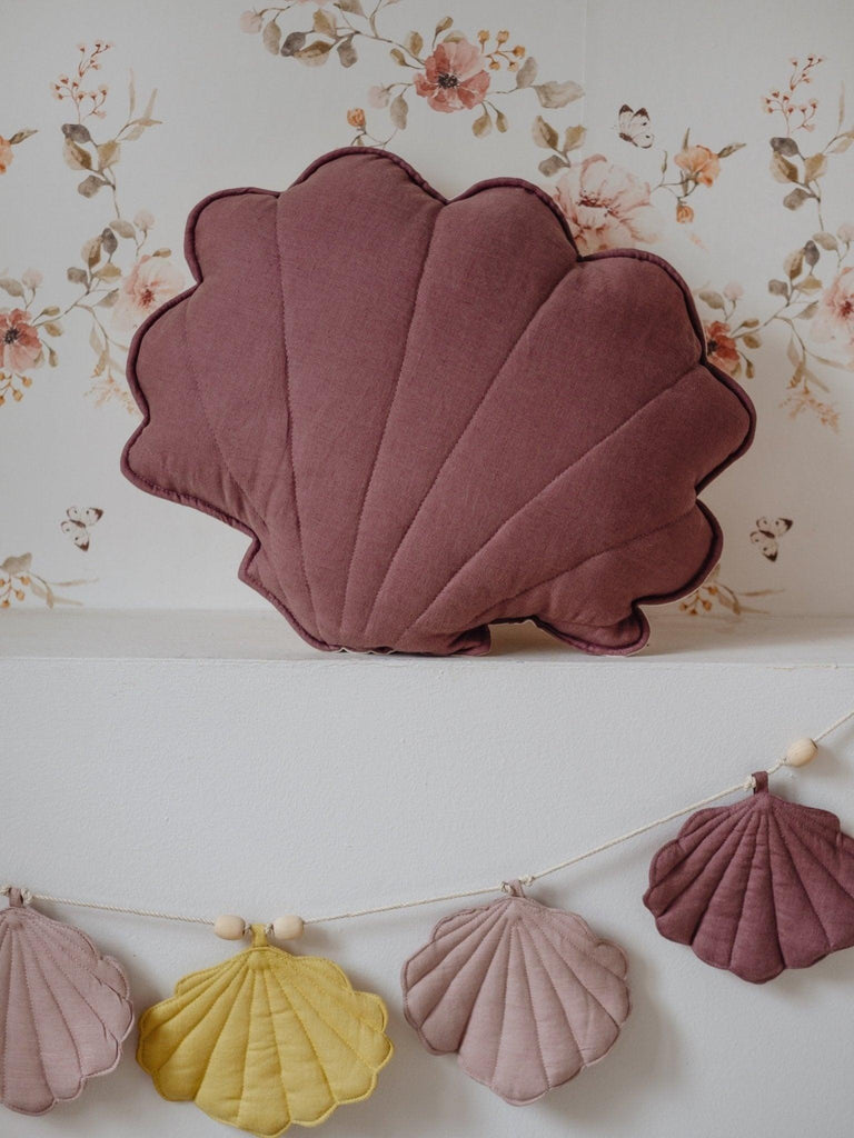 “Marsala” Linen Shell Pillow
