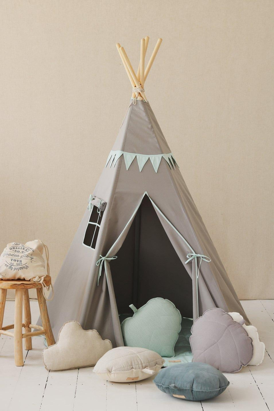 Teepee / Tipi à franges pour enfant, en coton • LOOVE