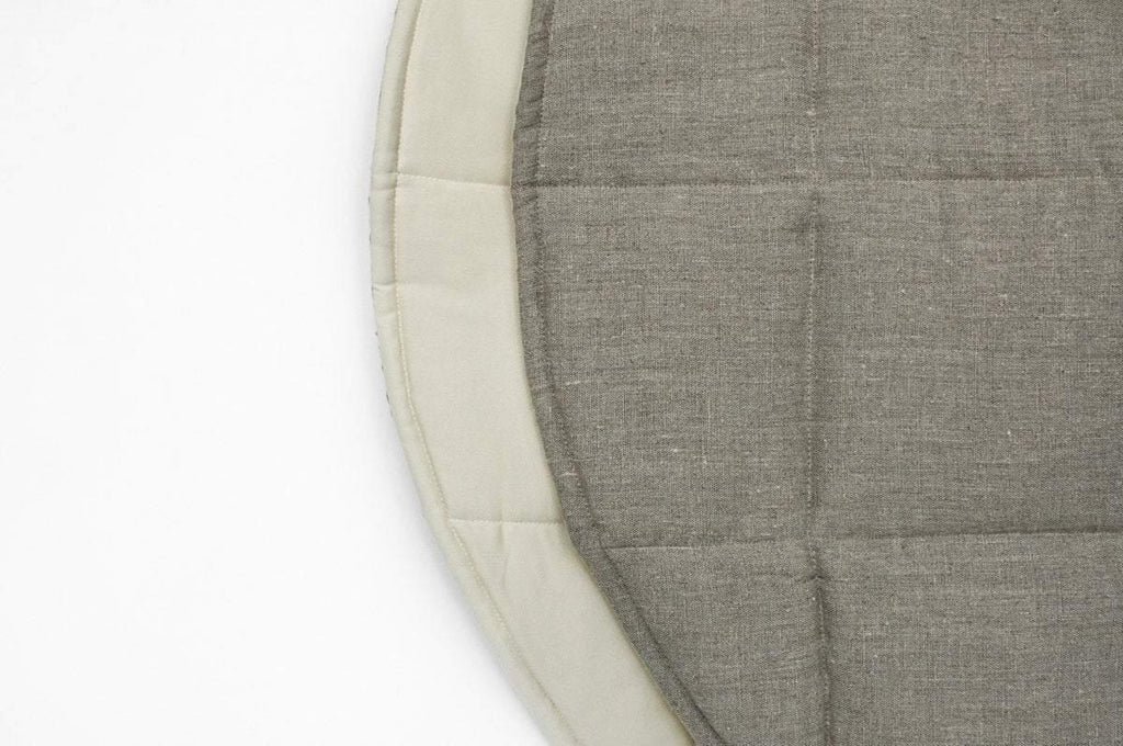 “Natural Linen” Round Mat