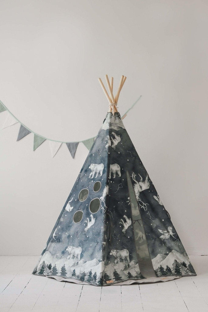 “Night Sky” Teepee and Mat Set