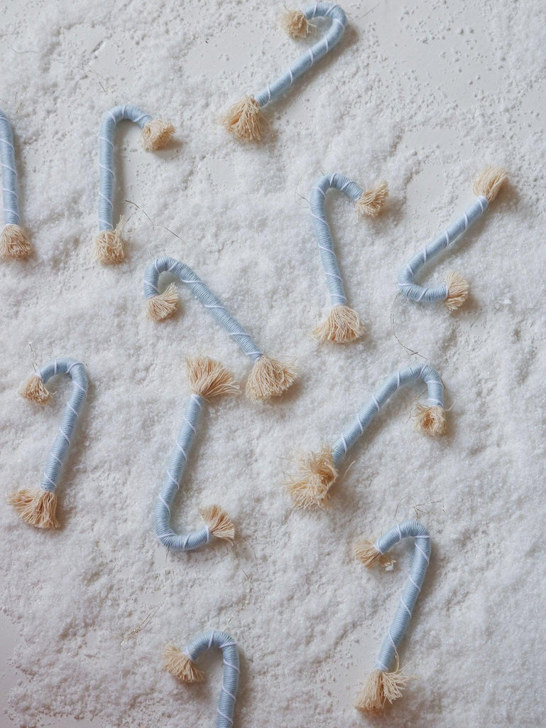 “Pastel lollipops” Set of 3 Christmas Tree Ornaments - Moi Mili