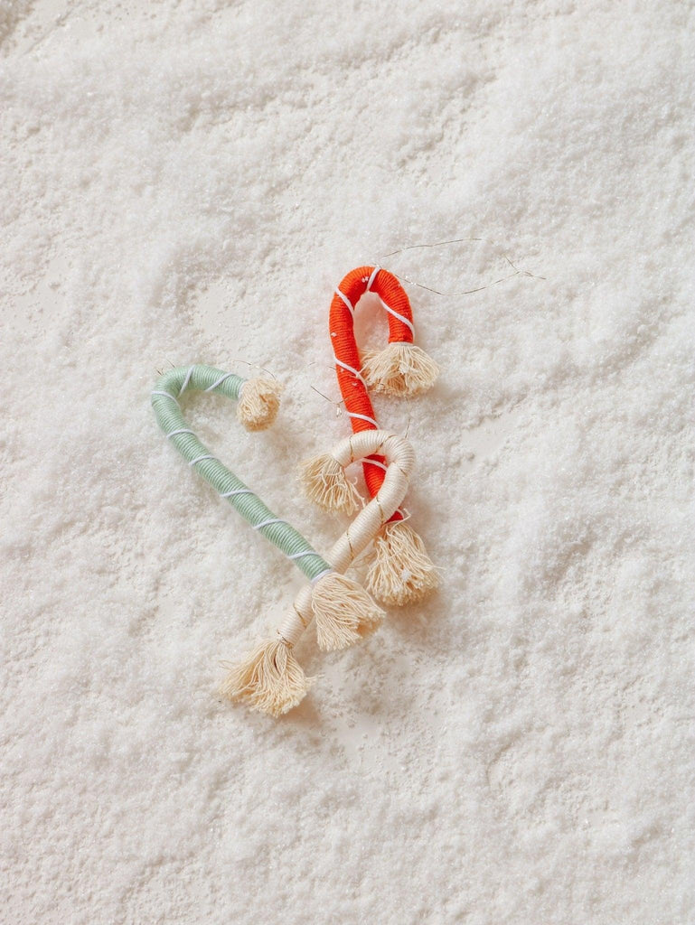 “Pastel lollipops” Set of 3 Christmas Tree Ornaments - Moi Mili