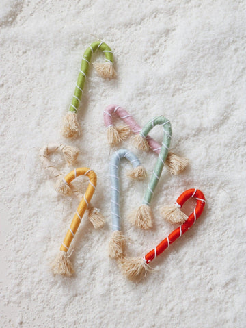 “Pastel lollipops” Set of 3 Christmas Tree Ornaments - Moi Mili