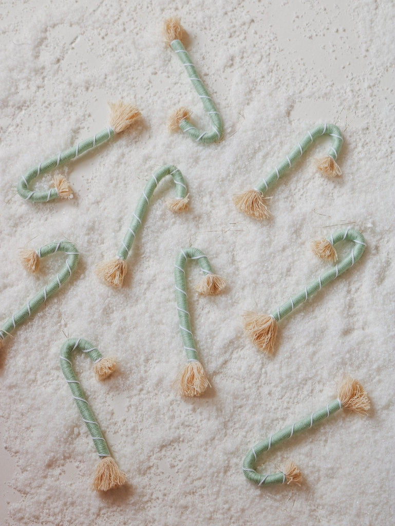 “Pastel lollipops” Set of 3 Christmas Tree Ornaments - Moi Mili