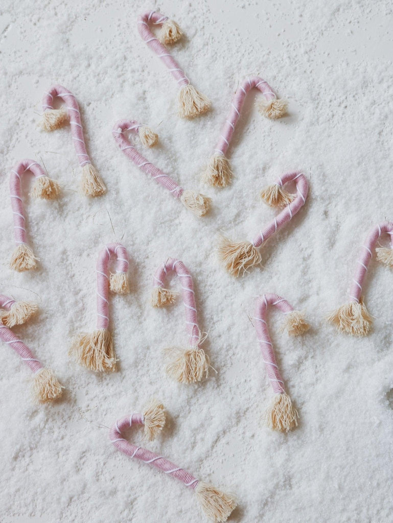 “Pastel lollipops” Set of 3 Christmas Tree Ornaments - Moi Mili