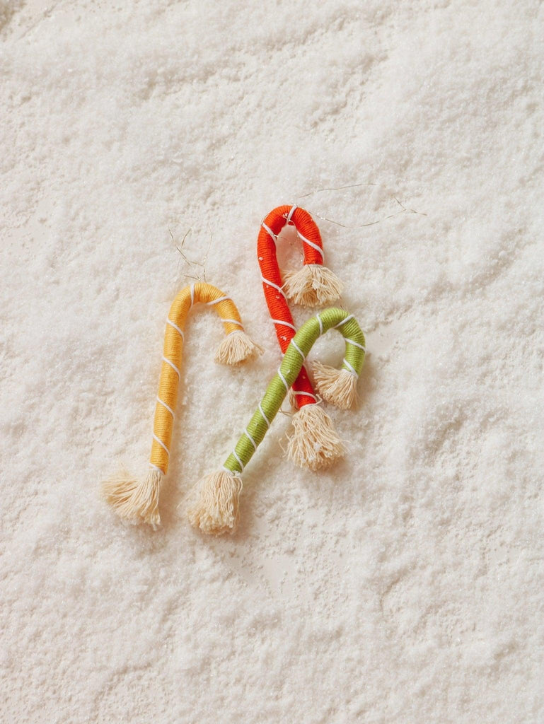 “Pastel lollipops” Set of 3 Christmas Tree Ornaments - Moi Mili