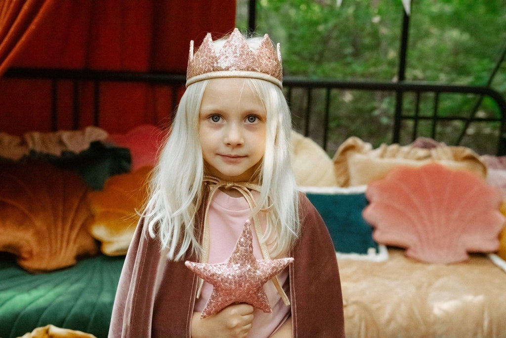 “Pink Sequins” Fairy-tale Crown - Moi Mili
