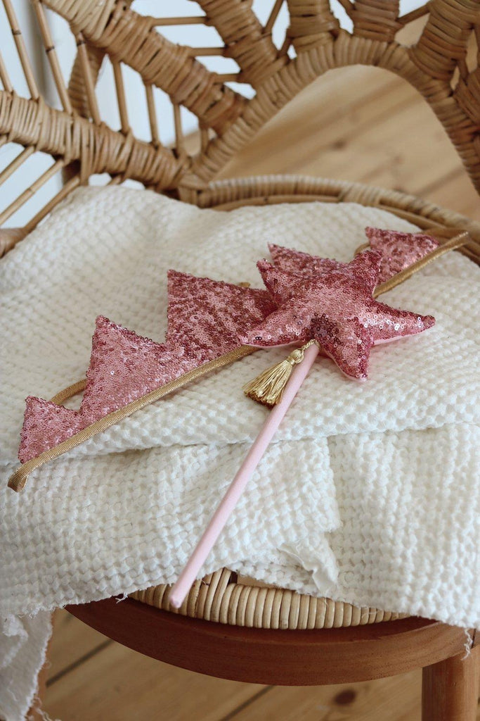 “Pink Sequins” Wand