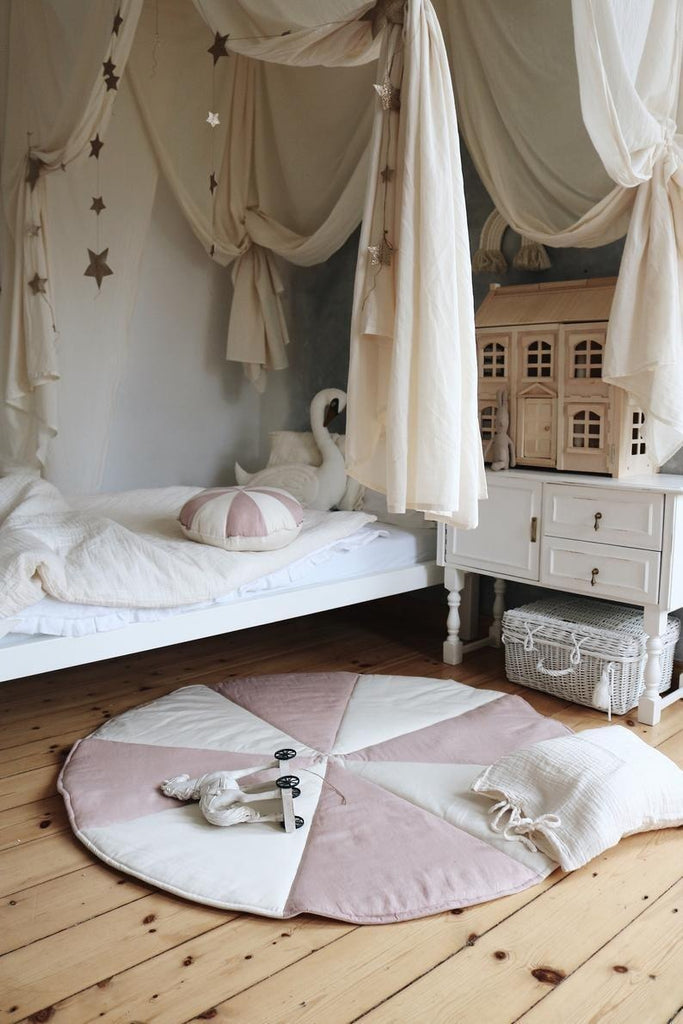 “Powder Pink Candy” Patchwork Pillow