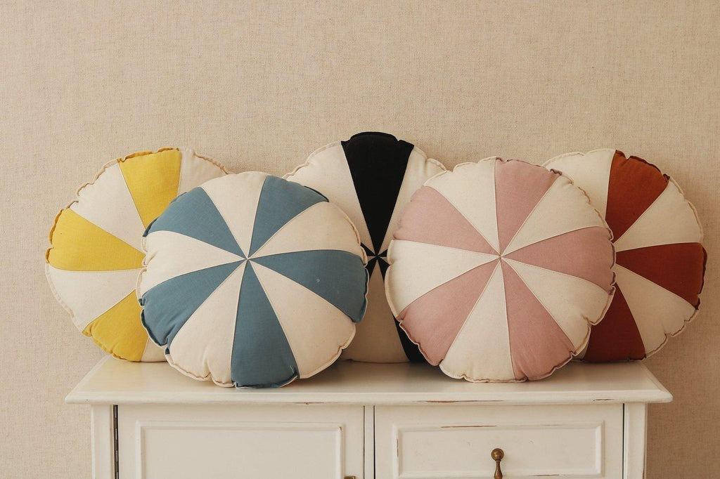 “Powder Pink Candy” Patchwork Pillow