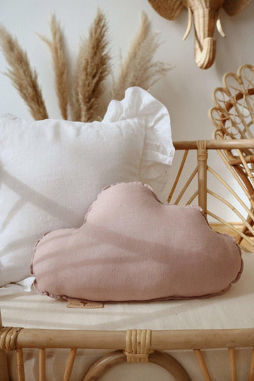 “Powder Pink” Linen Cloud Pillow