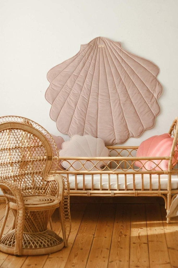 “Powder Pink” Velvet Shell Mat