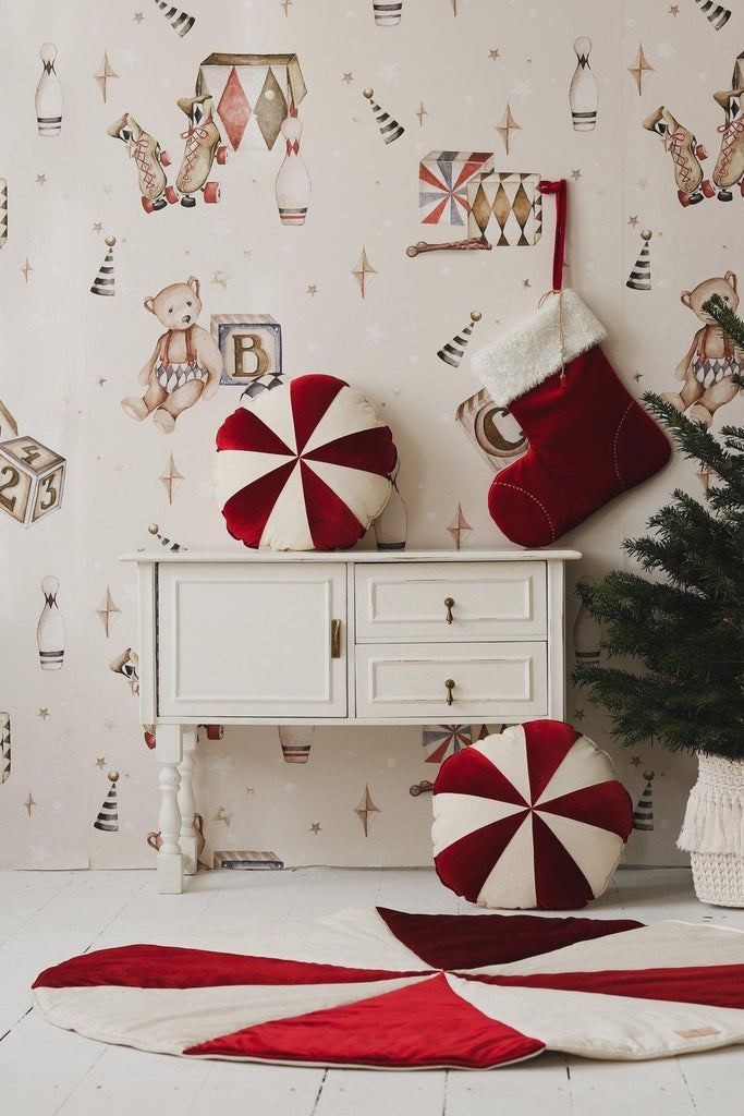 “Red Candy” Christmas Stocking - Moi Mili