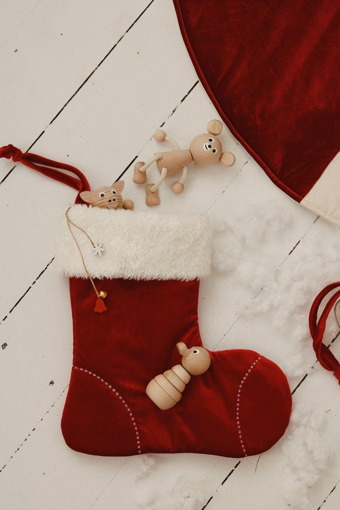 “Red Candy” Christmas Stocking - Moi Mili