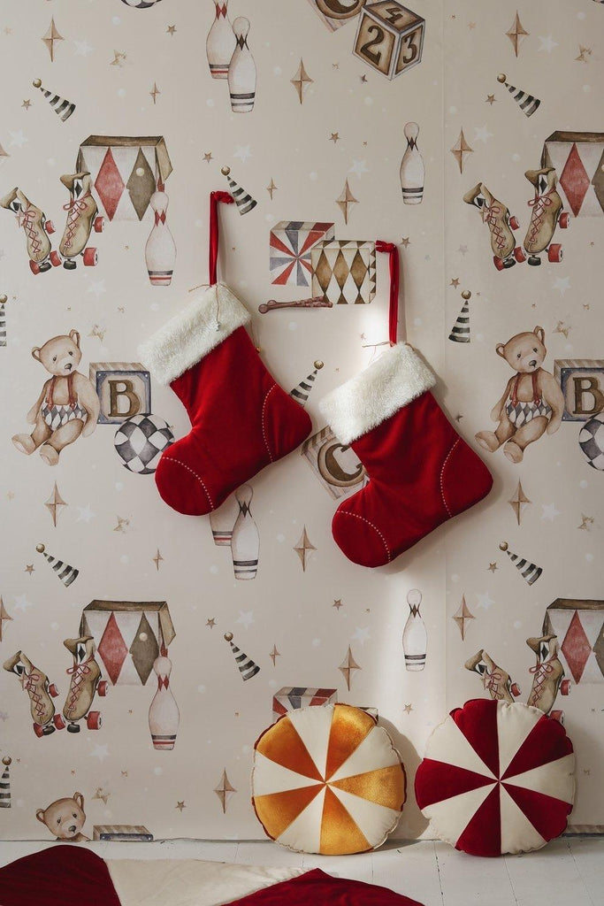 “Red Candy” Christmas Stocking - Moi Mili