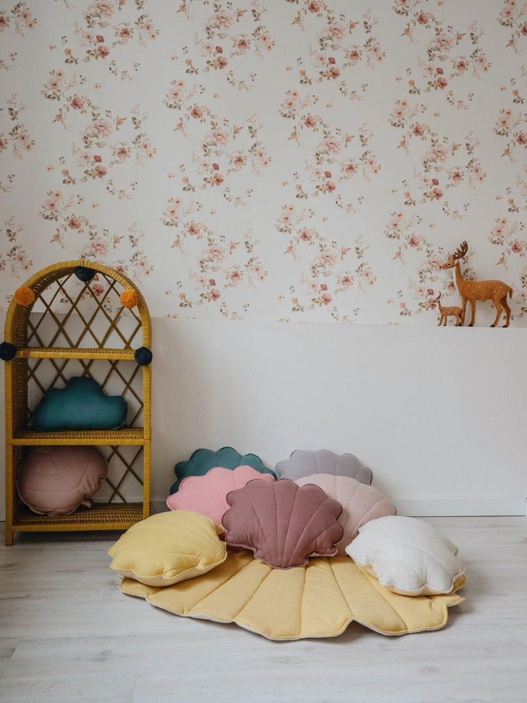 "Sand” Linen Shell Cushion - Moi Mili