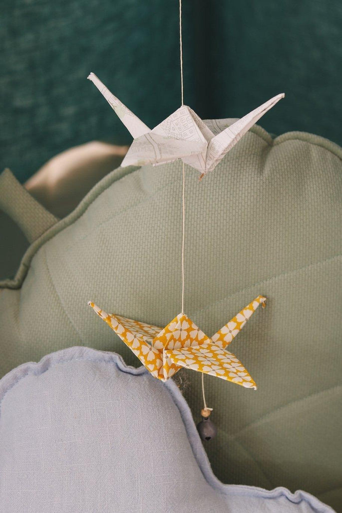 “Small City” Origami Nursery Mobile