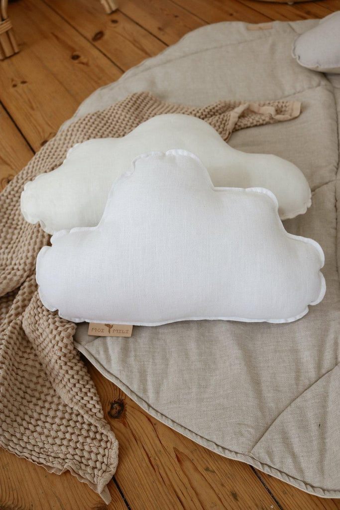 “White” Linen Cloud Pillow