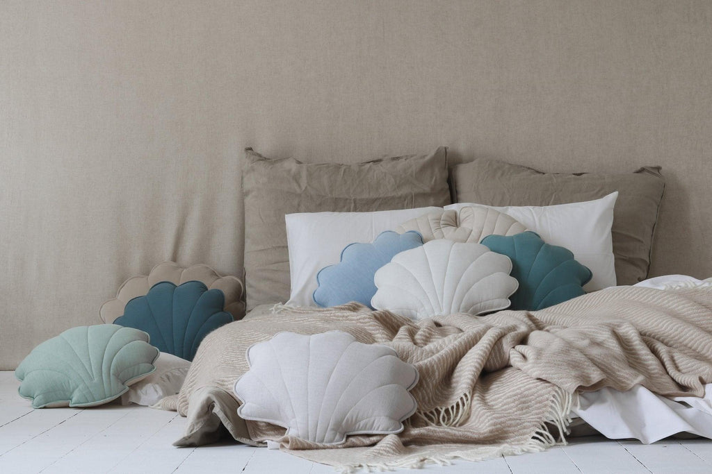 “White” Linen Shell Pillow
